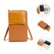 thumbnail image 5 of FOMIYES Cartera De Teléfono Marrón De Cuero Sintético Con Correa Desmontable Para Ocasiones Varias, 5 of 8