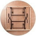 thumbnail image 4 of Flash Furniture 5.5-Foot Round Wood Folding Banquet Table with Clear Coated Finished Top, 4 of 4