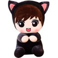 thumbnail image 1 of Cute Cartoon Little Boy Cat Doll Plush Toy Turned Into Doll Doll, 1 of 3