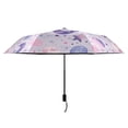 thumbnail image 2 of Moons Planets Stars Compact Sun Umbrella Windproof Travel Umbrellas for Rain Strong Portable UV Protection, 2 of 8