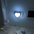 thumbnail image 6 of Night Light Heart-Shaped Birthday Gift Nightlight for Room Decor 1pack Blue LED Nightlight for Indoor Bathroom Bathroom, 6 of 7