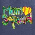 thumbnail image 2 of Wild Bobby, Colorful Tennis Mom Squad, Sports, Unisex Graphic Hoodie Sweatshirt, Vintage Heather Navy, Medium, 2 of 4
