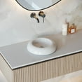 thumbnail image 2 of Renovator's Supply Countertop Bathroom Vessel Sink White Round Porcelain Finish 20" in dia. Above Counter Sink, 2 of 3