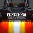 thumbnail image 4 of Race Sport 6 Function UTV High Performance Chase Rear Projector Light Bar with 9 Strobe Patterns CHASE23, 4 of 5