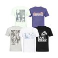 thumbnail image 1 of Smith & Jones Mens Pacheco Assorted Designs T-Shirt (Pack of 5), 1 of 8