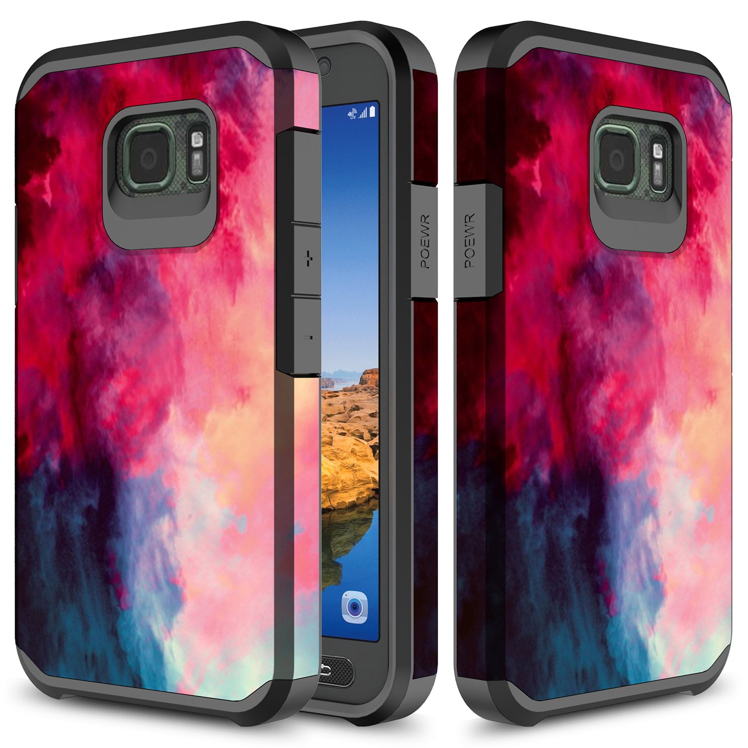 Galaxy S7 Active Case, Slim Fit Dual Layer Shockproof Case for Samsung Galaxy S7 Active - Paint