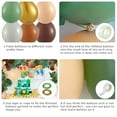 thumbnail image 3 of Eummy 142pcs Balloon Arch Kit Balloon Garland Arch Set with Leaves Multiple Sized Green Dark Brown White Khaki and Gold Balloons for Wedding Baby Shower Party Decorations, 3 of 8