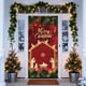 thumbnail image 4 of 6.66x2.99 Ft Christmas Door Cover Decoration Santa Claus Gift Delivery Door Cover Holiday Party Atmospheres Backdrops, 4 of 5