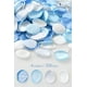thumbnail image 4 of Serwalin, 300 unidades, pétalos de rosa de seda, mezcla azul y blanco, 4 of 6