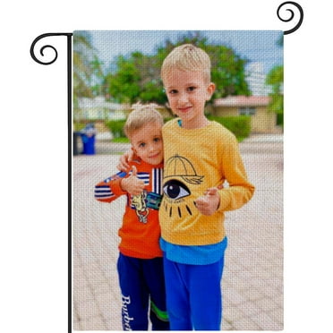 Vlad Niki Garden Flags Set of Double Sided 12 x 18 Inch Yard Flags, Small Garden Flags for Outside, Fall Winter Halloween Christmas Outdoor Flags, Holiday Garden Flags for All Seasons