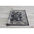 thumbnail image 6 of Midnight Blue/Gray Ziegler Pakistan Pattern Distressed - Modern Vintage Area Rug, 6 of 7