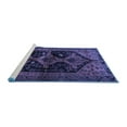 thumbnail image 2 of Ahgly Company Machine Washable Indoor Rectangle Persian Blue Traditional Area Rugs, 2' x 5', 2 of 4