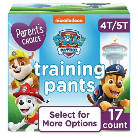 parent s choice boys training pants  4t/5t  17 count (select for more options)