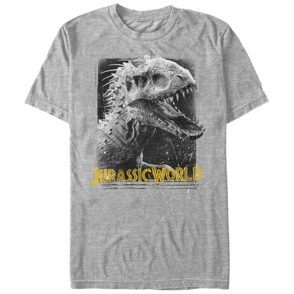 Men's Jurassic World Indominus Rex  Graphic Tee Athletic Heather Medium