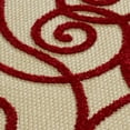thumbnail image 2 of Kaleen A Breath of Fresh Air Machine Woven Red/Cream Indoor/Outdoor Area Rug, 2 of 3