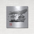 thumbnail image 3 of Luxe Metal Art 'Train Station' by Pechane, Metal Wall Art, 36"x36", 3 of 9