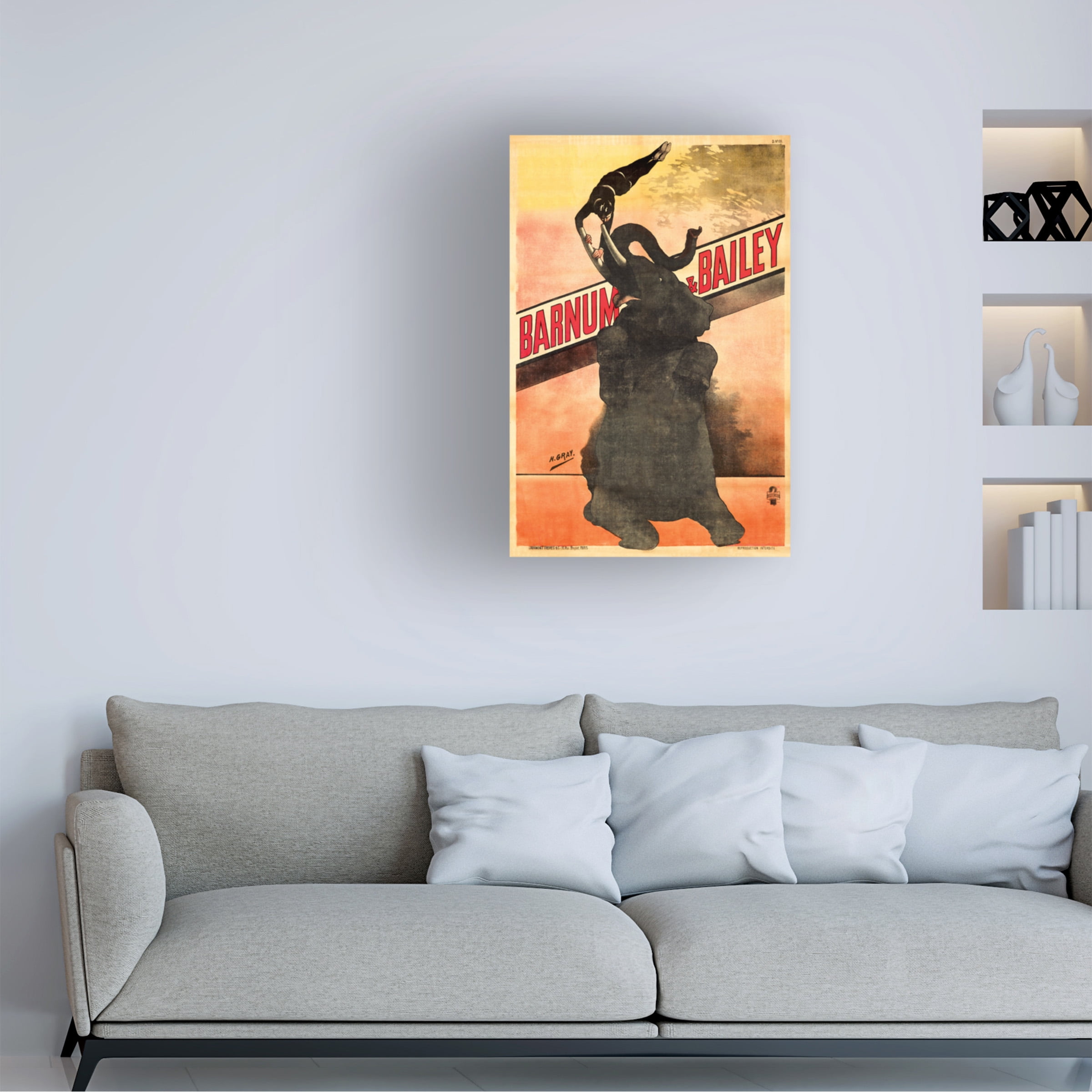 Trademark Fine Art 'Circus 192' Canvas Art by Vintage Lavoie