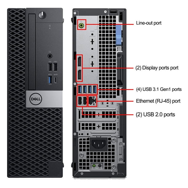 Dell Optiplex 5060 Desktop PC with NEW 24