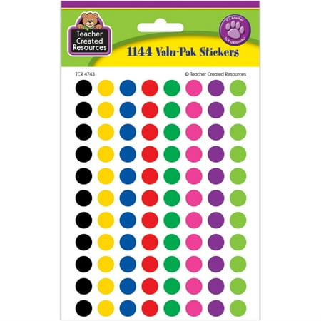 UPC: 0088231947431 | COLORFUL CIRCLES MINI STICKERS VALUE PACK