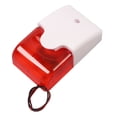 thumbnail image 1 of Sirena De Alarma Antirrobo, Fácil De Instalar, Mini Sirena De Alarma Contra Incendios De 12 V, Alto Decibelio Con Luz Intermitente LED Para El Hogar, Tienda, Oficina, Fábrica, 1 of 7