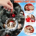 thumbnail image 2 of Colgante navideño con bonito diseño de oveja de dibujos animados Adornos para colgar en el árbol de Navidad Material acrílico Artículos decorativos festivos para el hogar y el coche, 2 of 8