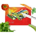 thumbnail image 2 of Carolines Treasures MW1156LCB Danny Dolphin Fish Glass Cutting Board Large, 12H x 16W, multicolor, 2 of 2