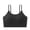 Black, variant on Women's Spaghetti Strap Cami Bra Adjustable Strap Seamless Comfortable Wireless Daily Bralette Red One Size