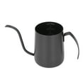 thumbnail image 3 of Pour Over Coffee Pot, Coffee Kettle Stainless Steel Black Comfortable Handle  For Cafe For Home For Milk Brewing 350ml, 3 of 8