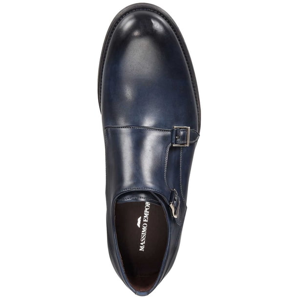 Massimo Emporio navy men’s buckle strap loafer in size 10. Massimo | Shoes | Massimo Emporio Navy Mens Buckle Strap  main image 3