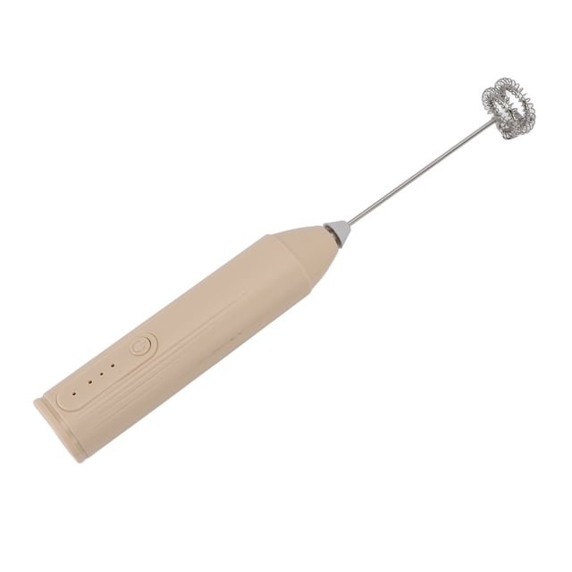 Handheld Milk Frother Wand, Rechargeable Handheld Drink Mixer Electric Whisk Foam Maker Handheld Drink Stirrer for Coffee Stirring Milkshake Whisking