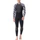 thumbnail image 1 of DivaSail Wetsuits Buceo Traje de buceo Hombre y traje de mujer Manga larga Pantalones largos Cuerpo completo Traje de baño completo Deportes transpirables Pieles de buceo Hombres Negro / blanco 【XXL】 seitruly OD003283-05, 1 of 7