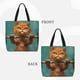 thumbnail image 2 of Balery Strong Kitten Lifting Weights Bolsa de Mano para Mujeres con Cremallera, Bolsa de Gimnasio con Compartimentos, Bolsa para Laptop, Bolsa para Trabajo, 2 of 7
