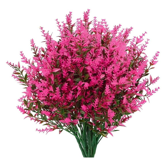 Cosmug Artificial Flowers Simulation Plastic Flowers 12 Piece Set Fake Wheat Ear Lavender Bouquet Wedding Party Home Garden Decoration Silk Flowers Arrangement Centerpiece Diy Crafts Floral Decor