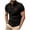 Black, variant on HOMADLES T Shirts for Men Solid Pique polo Thin polo Shirt Black S