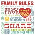 thumbnail image 3 of Marrott, Stephanie 12x12 Black Modern Framed Museum Art Print Titled - Family Rules, 3 of 5