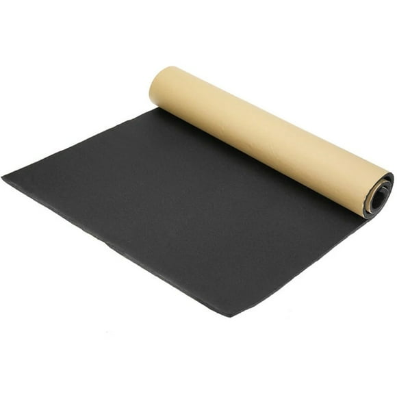 Sound Deadening Insulation Mat, 100 Cm X 50 Cm X 3 Mm Self Adhesive Foam, Waterproof And Moistureproof For Heat Shield Material And Noise Reduction In Multiple Environments