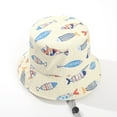 thumbnail image 2 of YABCSAZ Baby Girls BoysSun Hat UPF 50+ Protection Breathable Boonie Hat Foldable Kids Cute Wide Brim Bucket Hats Adjustable Toddler Summer Hats for Hiking Beach Fishing Summer Size 6 Months（S）, 2 of 3