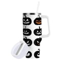 thumbnail image 2 of Different Pumpkin Face Tumbler with Handle and Straw Lid 30 oz Insulated Vacuum Water Bottle Stainless Steel Travel Cup, 2 of 9