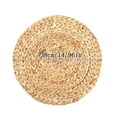 thumbnail image 2 of Verdsylv Natural Heat-Resistant Table Mat, Handwoven Water Hyacinth Placemat - Natural Heat-Resistant Table Mat for Bowls, Plates & Home Decor, Dining Room Decor, F, 2 of 3