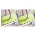 thumbnail image 4 of Bewildely Alfombrilla de suelo Accesorios para el hogar Alfombrillas antideslizantes de terciopelo Alfombra de baño de amplia aplicación Alfombra Verde 2piezas Bewildely CBP073714, 4 of 6