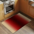 thumbnail image 2 of 2x3 Ft Entryway Area Rug, Dark Red Yellow Ombre Kitchen Rug Runner Washable Floor Mat, Farmhouse Modern Gradient Art Non Slip Indoor Door Mat Throw Carpet for Bathroom Living Room Bedroom, 2 of 8
