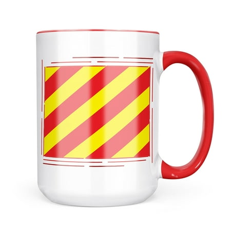 

Neonblond Y Yankee Flag International Maritime Signal Nautical Flag Mug gift for Coffee Tea lovers