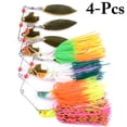 thumbnail image 1 of Bangcool 4 Pcs 0.8oz Appât de Pêche Réaliste en Métal, 1 of 10