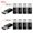 black, variant on Compatible Mobile Phone Tablet Female Android Micro USB Adapter Converter Type-C Connector Charging Cable BLACK 10PCS