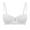 Z2-White, variant on Audhol Seamless Bras for Women Women's Half Cup Seamless Detachable Strapless Bra for Women with Small Chest Enhancement and No Ring Bras for Women No Underwire Black L