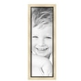 thumbnail image 2 of ArtToFrames 9" x 28" Silver with Black Lip Picture Frame, 9x28 inch Multi Wood Poster Frame (WOM-5193),  Pack, 2 of 7