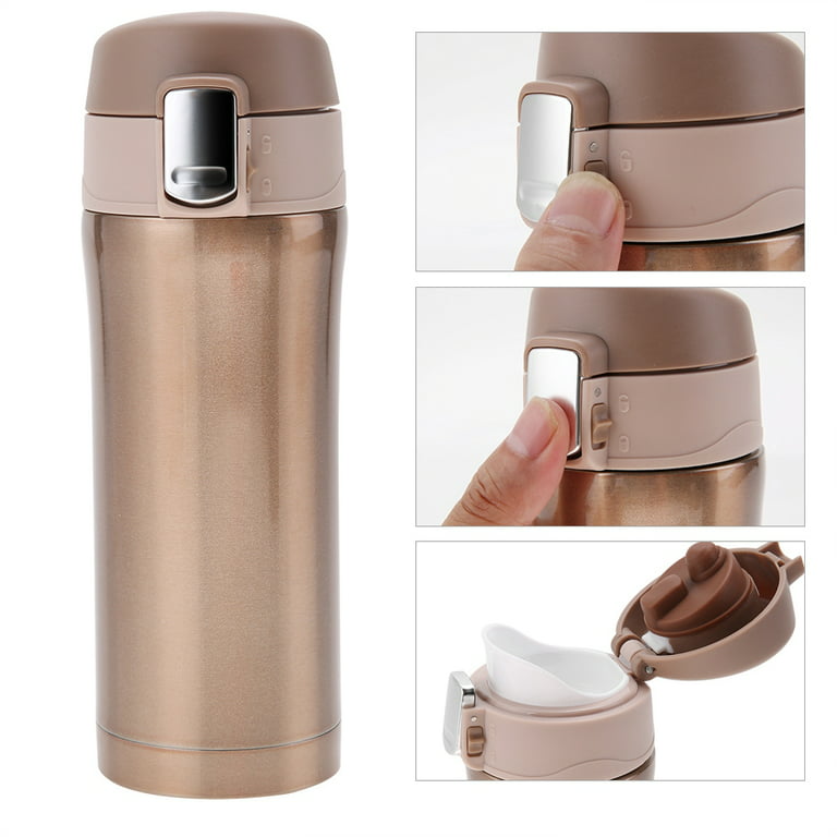 350ml Thermos Cup 304 Stainless Steel Water Bottle Mini Portable Thermos  Coffee Vacuum Flasks Tea Milk