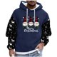 thumbnail image 2 of Sudadera con capucha para hombre, estilo casual, con cuello redondo, estampado, manga larga, blusa de poliéster, 2 of 5