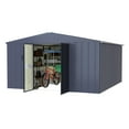 thumbnail image 2 of VEIKOUS 10' x 12' Outdoor Metal Storage Shed, Galvanized Storage Shed with Lockable Door & Air Vents for Patio Garden, Lawn, Backyard, 2 of 10