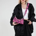 thumbnail image 1 of Bolso de hombro PU PU cuero bolso de bolsas de bolsillo de cuero para mujeres (rosa roja), 1 of 9